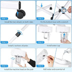 HomGarden Professional Facial Steamer, Hot Mist & Timer Function, Adjustable - Image 2