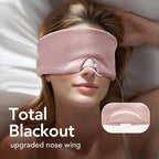 LitBear Silk Sleep Mask for Women, Adjustable 100% Mulberry Silk Sleeping Eye - Image 4