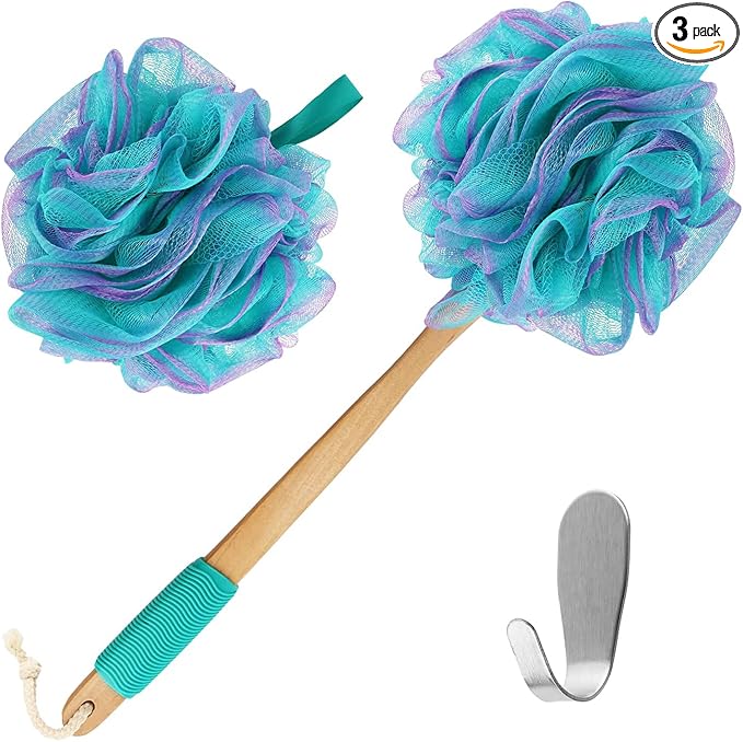 Yoove Bath Pouf with Handle by yoove