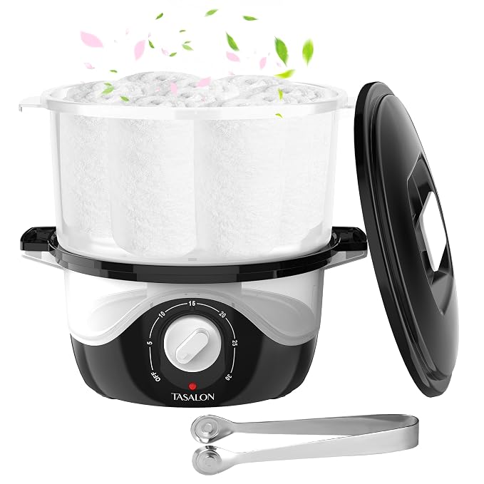 TASALON Hot Towel Steamer for Facials, Hot Towel Warmer Quickly Heats Up in 5 by TASALON