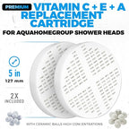 AquaHomeGroup Vitamin C + E + A Shower Filter Cartridge 2-Pack - Image 4