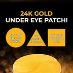 BRING GREEN Gold Collagen Eye Patches 60 Count, Hydrating Firming Under Eye Mask - Image 4
