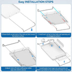 Bathtub Tray for Large Soaking Tub Table Tray Expandable Tub Shelf for Bathtub - Image 7