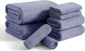 8 Piece Bath Towel Set |2 Oversized Large Bath Sheet, 2 Hand Towels, 4 by JessyHome