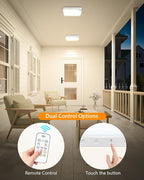 Rechargeable 8W Motion Sensor Ceiling Light Indoor, Wireless Magnetic Stick on - Image 7