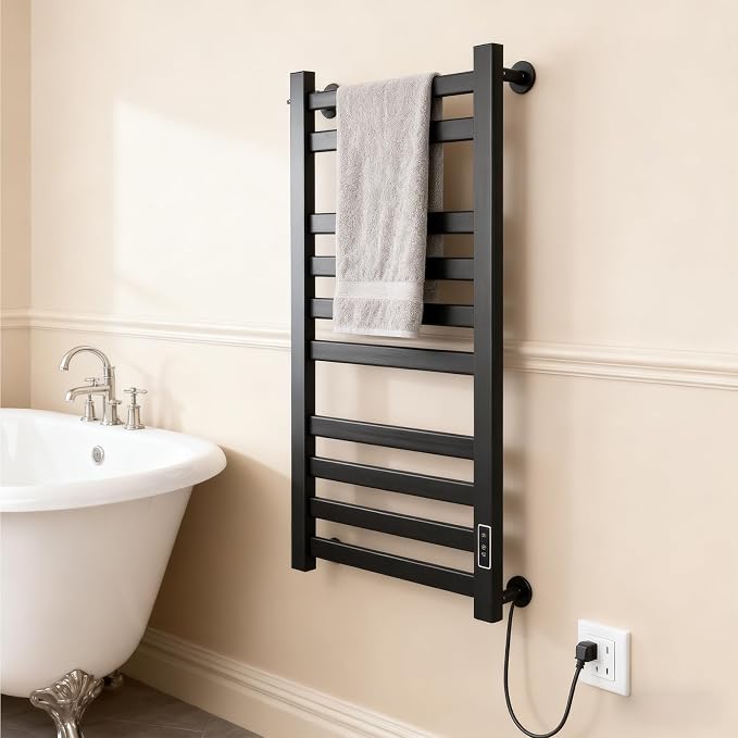 Verida Towel Warmer Rack, Heated Towel Rack - Image 3
