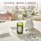 M&SENSE Strong Green Soy Scented Candle - Image 2
