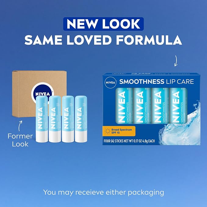 NIVEA Smoothness Lip Care, Sunscreen Lip Balm - Image 2