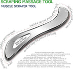 BYYDDIY Stainless Steel Gua Sha Muscle Scraper Tools, Scraping Massage Tools - Image 3