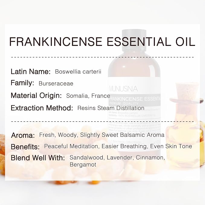 Frankincense Essential Oil 100ML, 100% Pure Natural Frankincense Oils Premium - Image 3