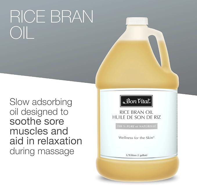 Bon Vital' Rice Bran Oil, 100% Pure and Cold Pressed Carrier Oils - Image 3