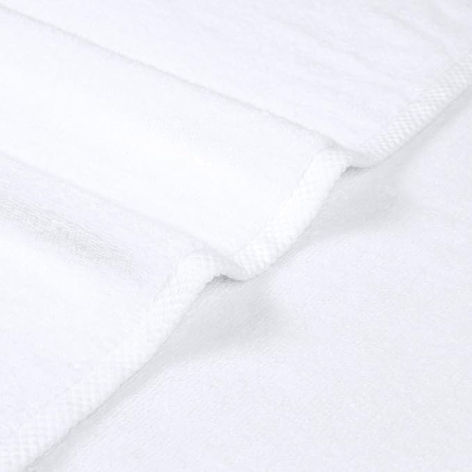 Amazon Basics 100% Cotton Soft Quick-Dry 8-Piece Towel Set, Bath Towels - Image 2