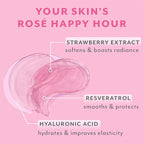 Patchology Serve Chilled Rosé Hydrating Under Eye Patches – Hyaluronic Acid & - Image 3