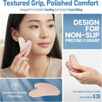 Gua Sha Facial Tools & Face Roller Set, Stainless Steel Facial Massager Tools - Image 4