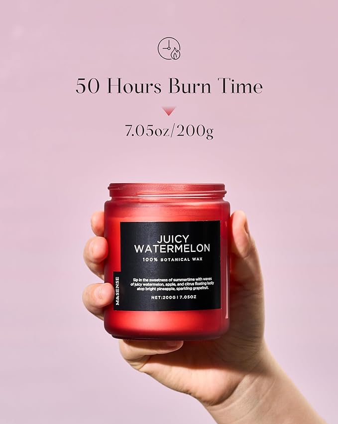 M&SENSE Juicy Watermelon Scented Candles - Image 5