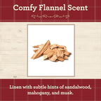 Our Own Candle Company, Comfy Flannel Scented Mason Jar Candle, 100 Hour Burn - Image 2