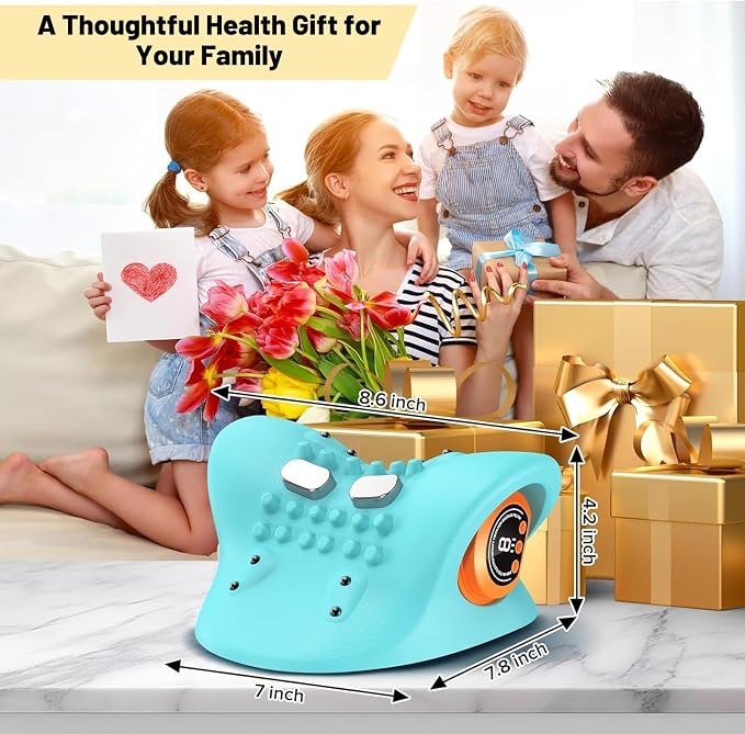 Multifunctional Neck Massager Relieves Neck Fatigue, 6 Massage Intensity Levels - Image 6