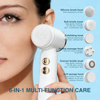 Electric Face Scrubber with Led Display & Facial Cleansing Brush - Image 6