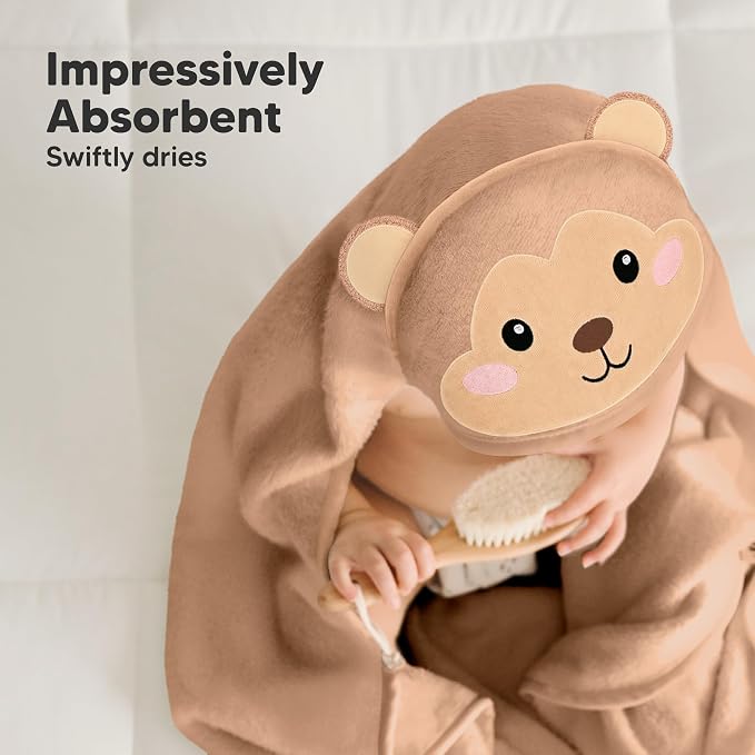 KeaBabies Hooded Baby Towel for Newborn - Image 5