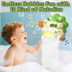 Lehoo Castle Bath Bubble Machine, Light Up Musical Bubble Bath Toys - Image 3