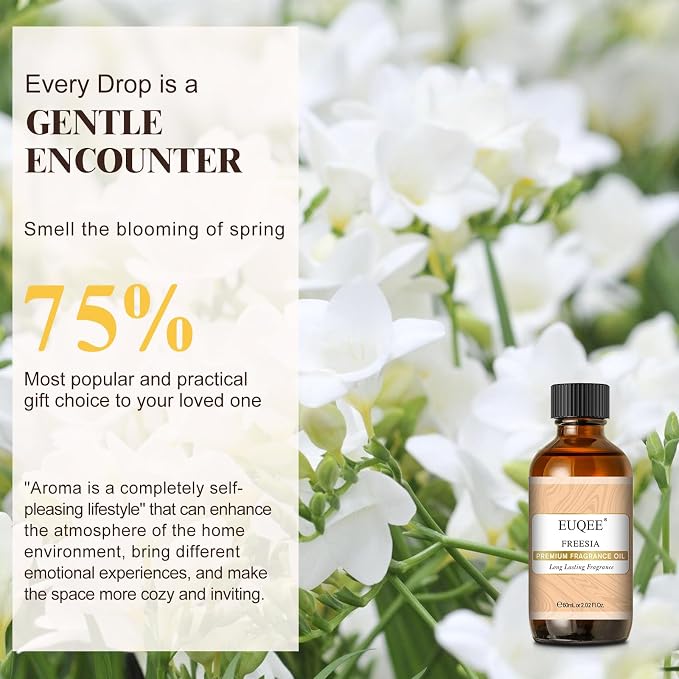 EUQEE Freesia Fragrance Oil, 60ml Premium Grade Oils Scented Oil - Image 6