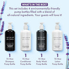 1-Shoppe Infuse Lavender Mint Spa Collection Amenities Set | 10.14 oz Pumps | - Image 5