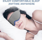 FlyCoco 99% Fully Block Out Light Eye Sleep Mask, 3D Deep Contoured Eyes Cover - Image 7