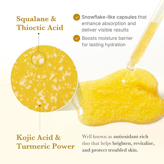 medicube Kojic Acid Turmeric Clarifying & Balancing Capsule Serum - Image 6