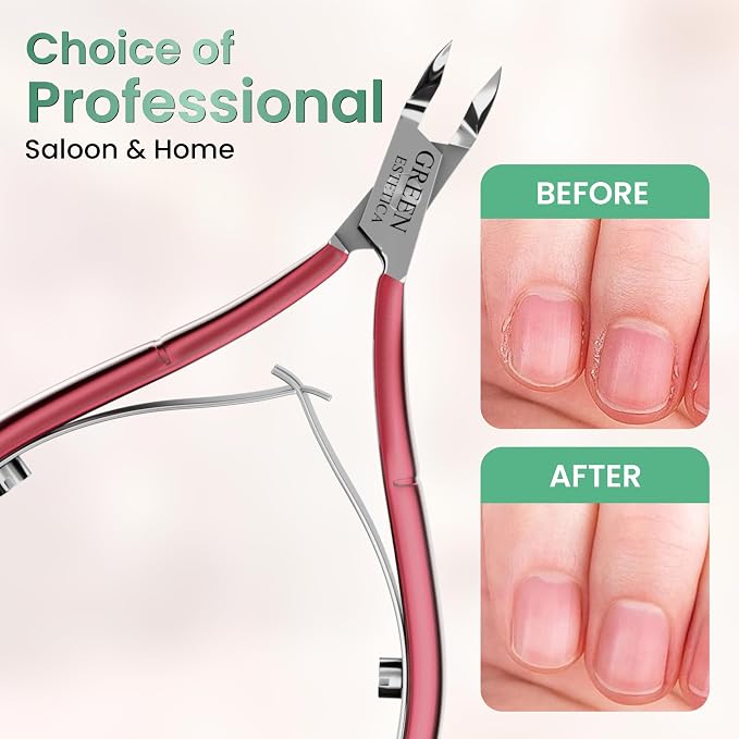 Professional Cuticle Trimmer Nail Cuticle Cutter Stainless Steel Cuticle Nippers - Image 3
