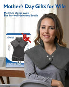Mothers Day Gifts, Heating Pad for Neck Shoulders Back, Large 24''*37'' Heat - Image 2