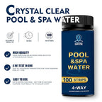 Pool Test Strips, 100 Strips Pool and Hot Tub Test Strips, Swimming Pool Test - Image 5