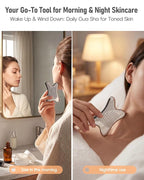 Non-Slip Grip Stainless Steel Gua Sha Facial Tools, 2026 Updated X-shaped - Image 2