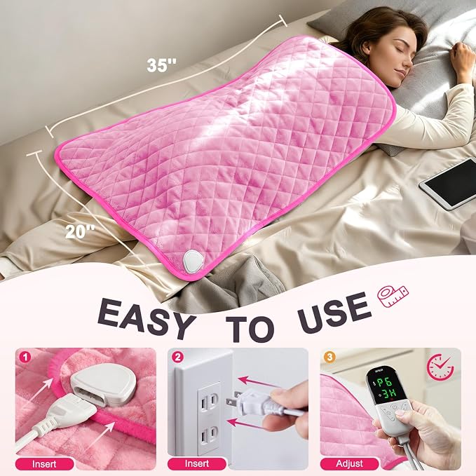 Heating Pad for Back Pain & Period Cramps - Image 7