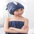 Hair Drying Towel for Kids Girls, Cute Cartoon Absorbent Quick Drying Bath Wrap by ShowerCaps