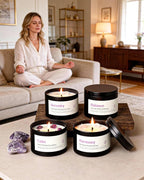 AOOVOO Crystal Soothing Candles Set - Image 3