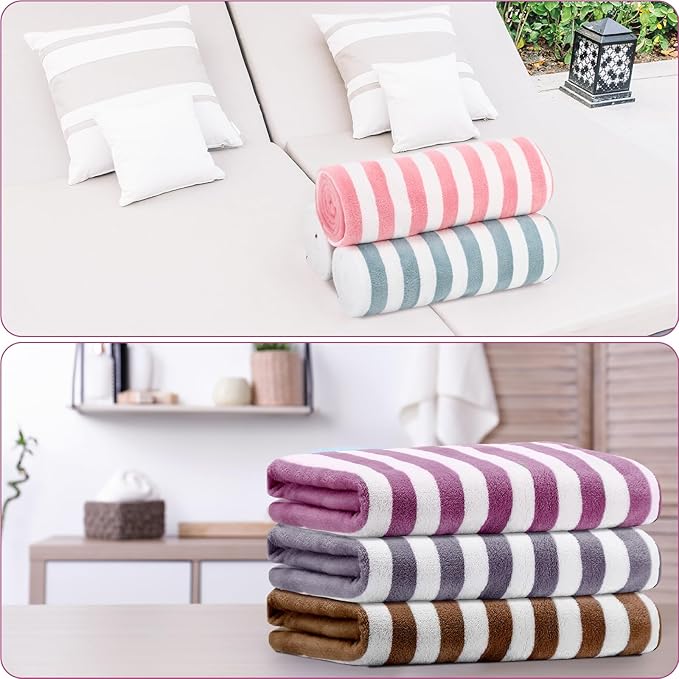 SmoothNovelty 18 Pack Microfiber Bath Towels Bulk 27'' x 60'' Oversized Size - Image 6