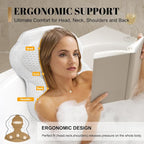 Bath Pillow Luxury Bathtub Pillow, 4D Bath Tub Pillows - Image 2