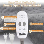 Heating Pad for Back Pain Relief, Massaging Weighted Heating Pads for Neck - Image 8