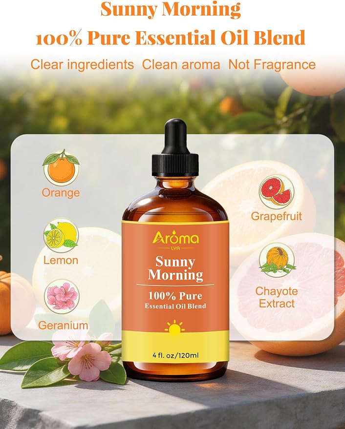 Sunny Morning — A 100% Pure Essential Oil Blend Citrus-Bright Blend that Makes - Image 2