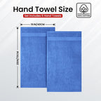 Infinitee Xclusives Blue Hand Towels - Image 3