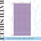 White Classic Luxury Soft Bath Sheet Towels - Image 4