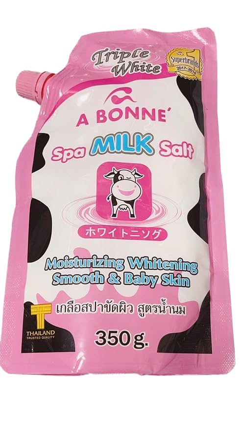 A Bonne Spa Milk Salt Moisturizes Whitens and Softens Skin 350g - Image 7