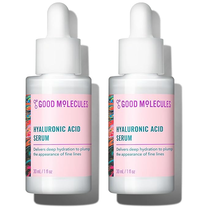 Good Molecules Hyaluronic Acid Serum Pack 2 – 30 ml Each | 1% Hyaluronic Acid by GoodMolecules