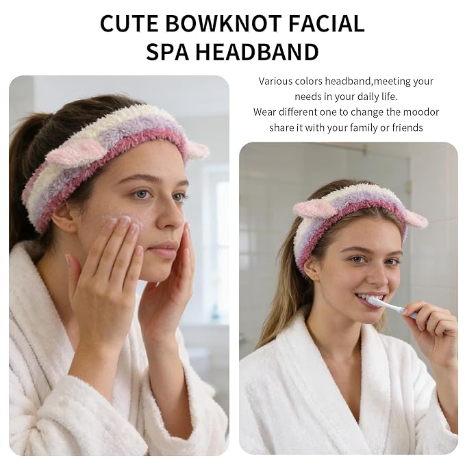 PERFECTSIGHT Kawaii Headband for Spa, Washing Face, Party - Image 4