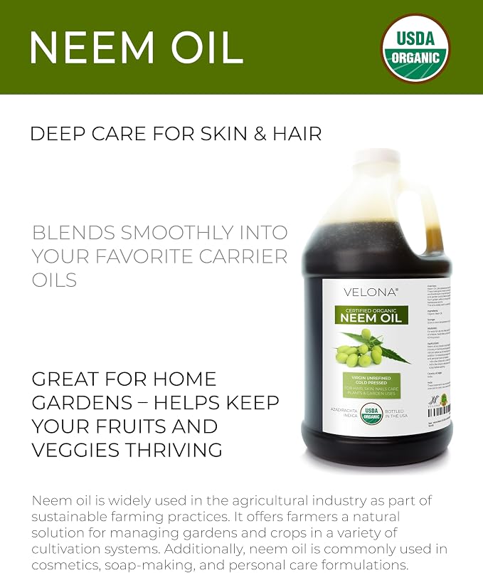 velona Neem Oil USDA Certified Organic - Image 2