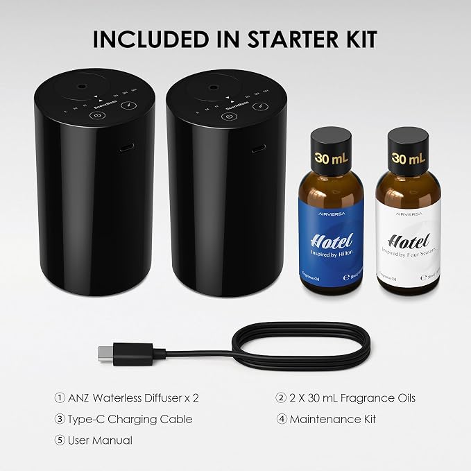 Waterless Essential Oil Diffuser Starter Kit - Image 6