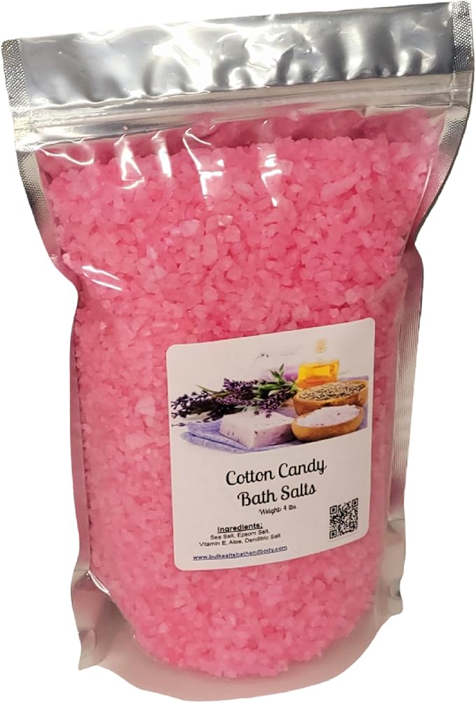 Bath Salts | 4lb Bag | Choose Your Scent | Epsom Salt | Sea Salt| Bathing | by Bulk+Salts+Bath+%26+Body