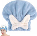 Microfiber Hair Drying Cap, Ultra Absorbent Hair Towel Wrap Turban by YUMINGUHC