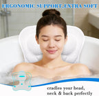 Bath Pillow Bathtub Pillow, Extra Soft & Comfortable Bath Pillows - Image 2
