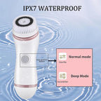 Facial Cleansing Brush, 4 in 1 Electric Face Scrubber - Image 6